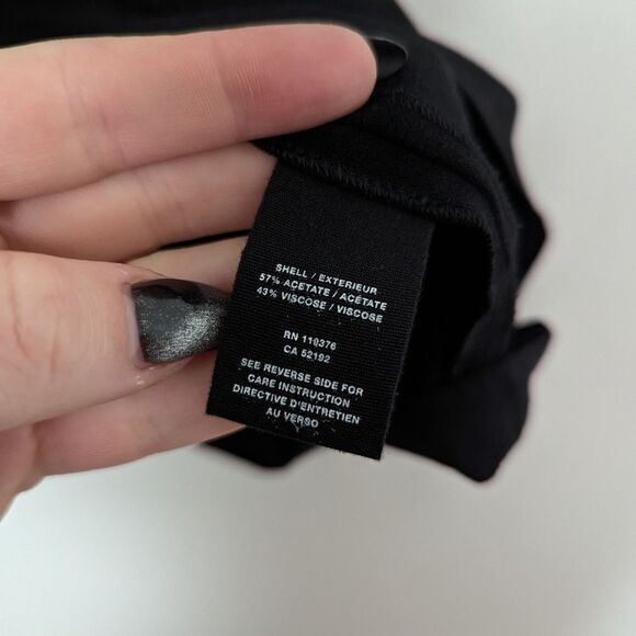 Helmut Lang black back tie jacquard twill strappy modern tank top - Picture 5 of 7